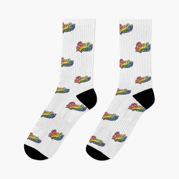 Item preview, LGBT SuperGay Pride Script with Rainbow Spectrum Lettering designed and sold by Aryabek.