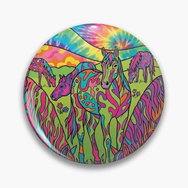 Item preview, Funky coloured horses  designed and sold by carlsmart1.