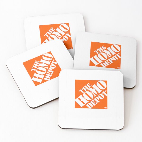 Item preview, Orange Square Hardware Parody The Homo Depot Gay Lettering Pride Humor designed and sold by Aryabek.