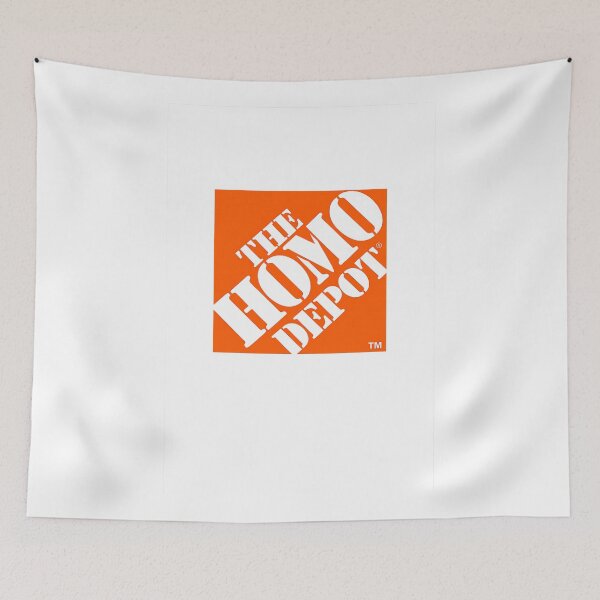 Item preview, Orange Square Hardware Parody The Homo Depot Gay Lettering Pride Humor designed and sold by Aryabek.