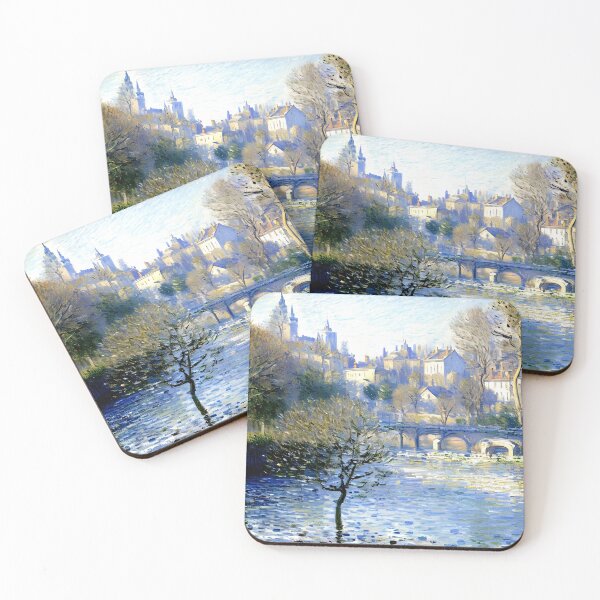 Item preview, Frost: A Chilled Winter Landscape Glimmering with Icy Light designed and sold by artdesignsnow.
