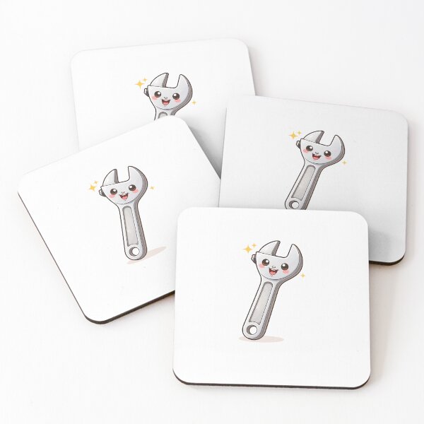 Item preview, kawaii adjustable wrench designed and sold by Collection Touillette.