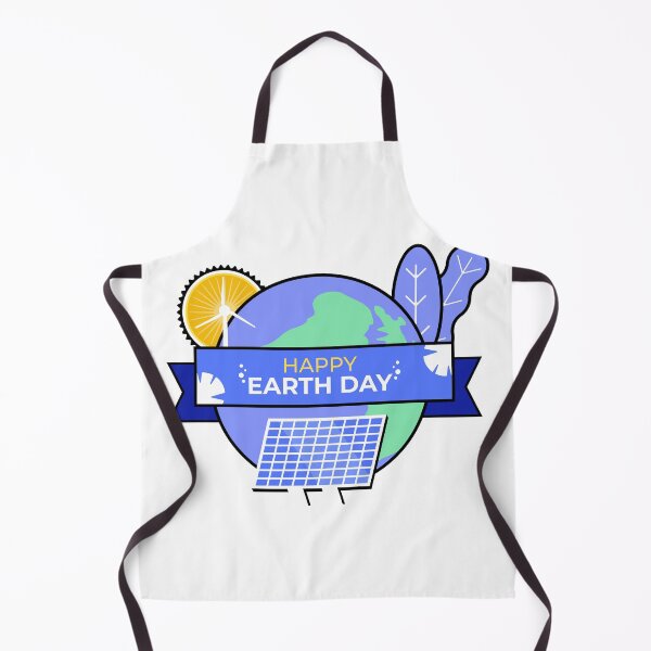 Item preview, Earth day ribbon badge with renewable energy elements eco friendly design designed and sold by GriferrStore.