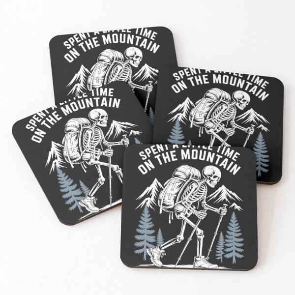 Item preview, Mountain Skeleton Hiker Hiking designed and sold by waislumekinwye.