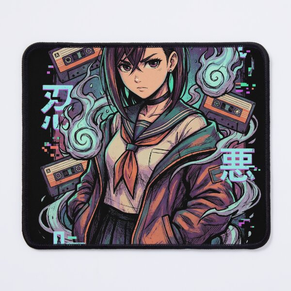 Item preview, Momo Ayase Dandadan Pink Hair Red Eyes Portrait designed and sold by Senpaiwaves.