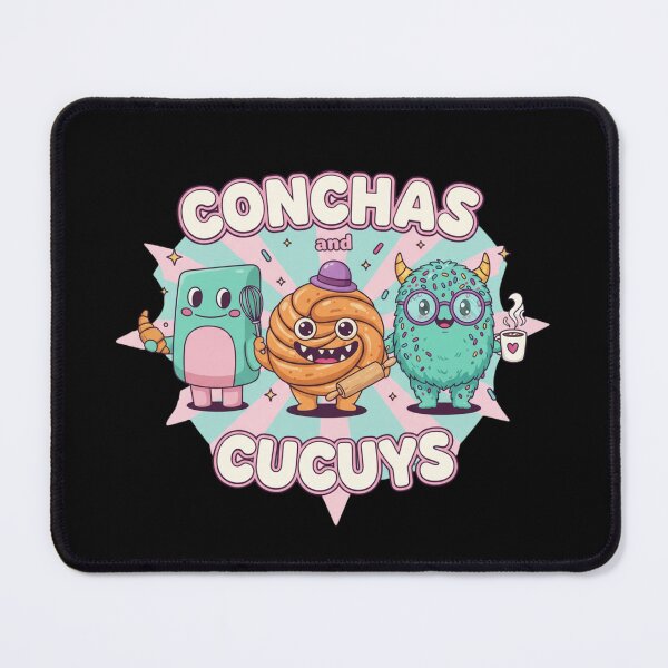 Item preview, Conchas and Cucuy – Cute Halloween Pan Dulce Monsters designed and sold by TeeEnigmaa.