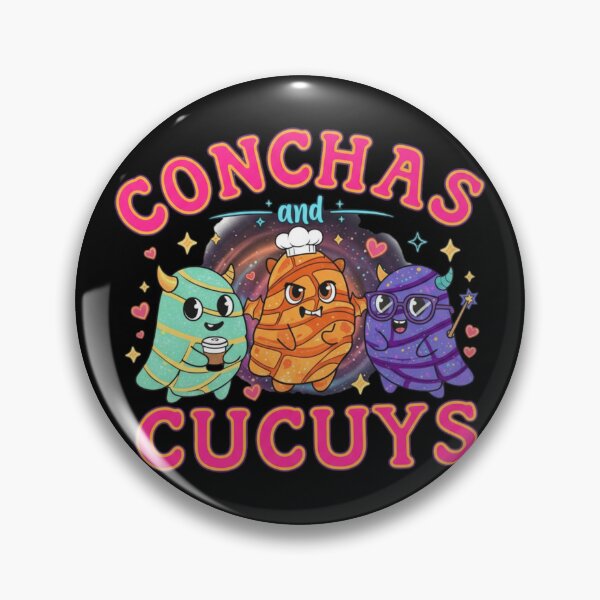 Item preview, Conchas and Cucuy – Cute Halloween Pan Dulce Monsters designed and sold by TeeEnigmaa.