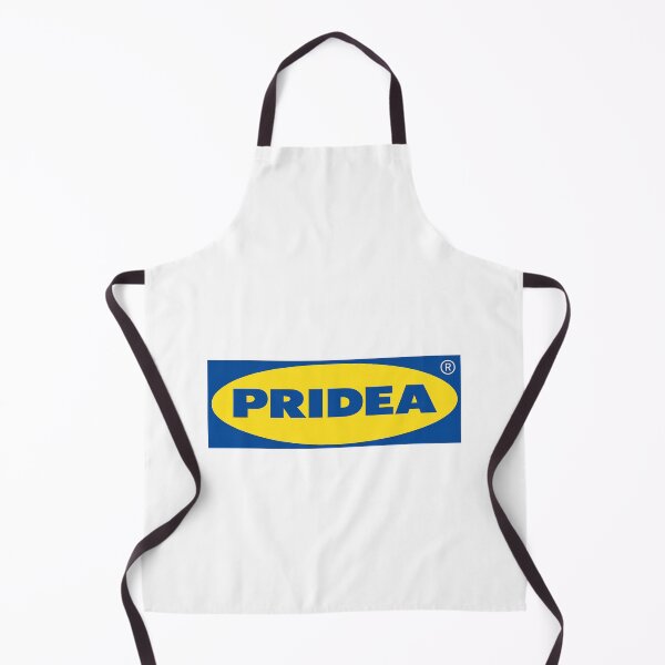 Item preview, Pridea Blue Yellow Oval Scandinavian Parody LGBTQ Identity Statement designed and sold by Aryabek.