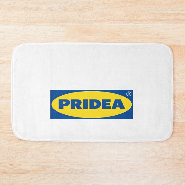 Item preview, Pridea Blue Yellow Oval Scandinavian Parody LGBTQ Identity Statement designed and sold by Aryabek.