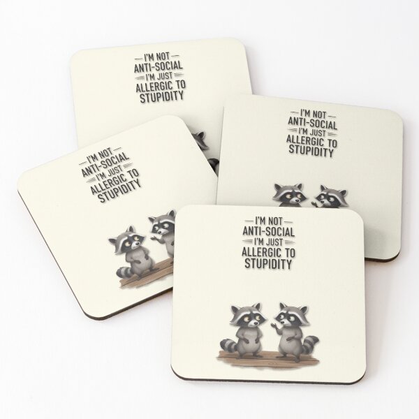 Item preview, Anti Social Racoons designed and sold by Aise06.