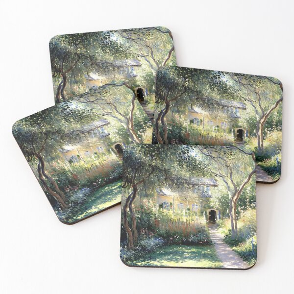 Item preview, Garden at Vétheuil: Sunlit Blossoms and Lush Foliage  designed and sold by artdesignsnow.