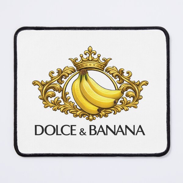 Item preview, Dolce Banana Gold Baroque Crest Regal Fruit Parody LGBTQ Luxury Humor designed and sold by Aryabek.