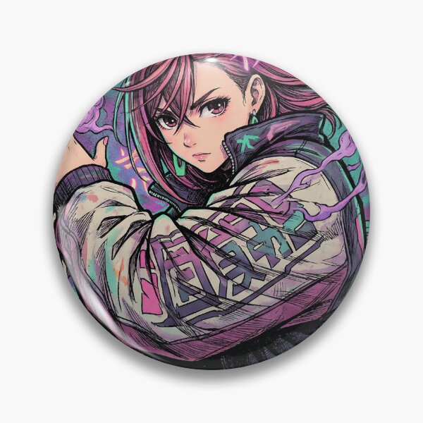 Item preview, Dandadan Momo Ayase Ghost Confrontation Portrait designed and sold by Senpaiwaves.