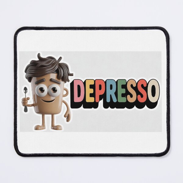 Item preview, Depresso Coffee Cup - Funny Caffeine Addict designed and sold by IconicWearHub.