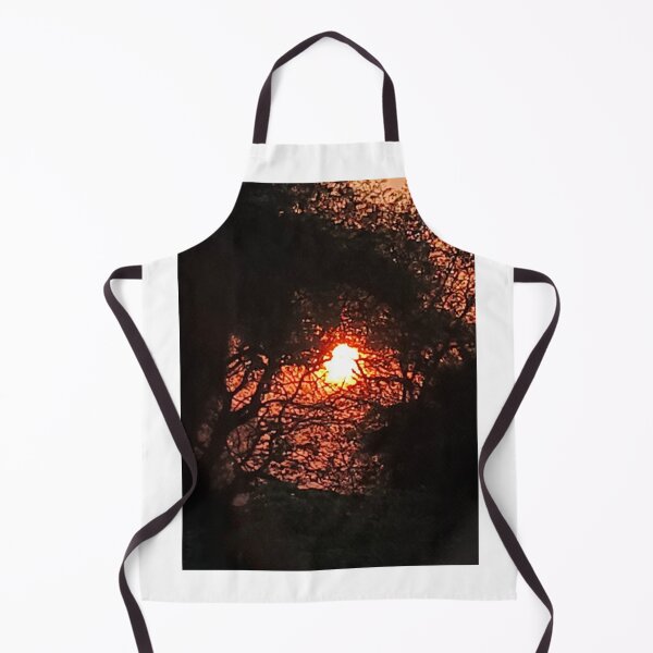 Item preview, Moody Sunset Through Trees Silhouette Nature Landscape designed and sold by PixelVibe Art.