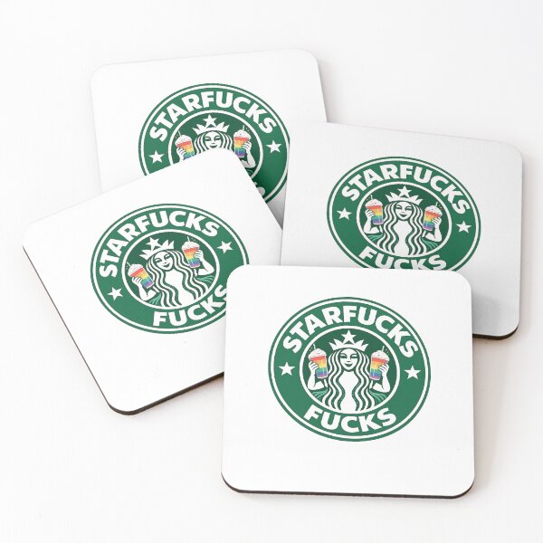 Item preview, Starfucks Rainbow Drinks Siren Circle Queer Coffee Culture Parody designed and sold by Aryabek.