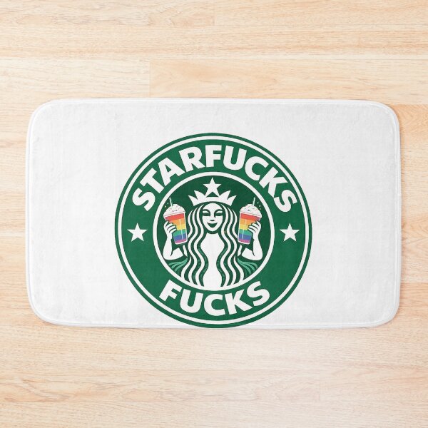 Item preview, Starfucks Rainbow Drinks Siren Circle Queer Coffee Culture Parody designed and sold by Aryabek.
