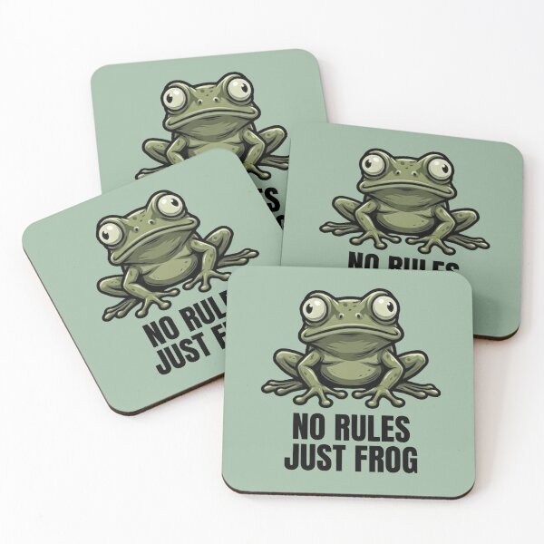 Item preview, No Rules Just Frog Cartoon Meme Shirt designed and sold by ZyxDes.