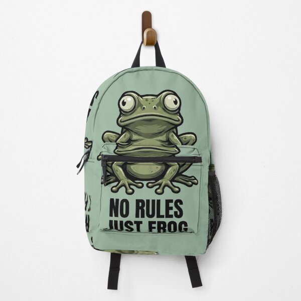 Item preview, No Rules Just Frog Cartoon Meme Shirt designed and sold by ZyxDes.
