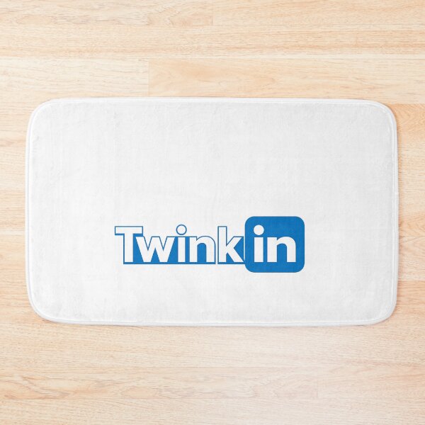 Item preview, TwinkIn White Blue Minimal Social Platform Queer Identity Networking Humor designed and sold by Aryabek.