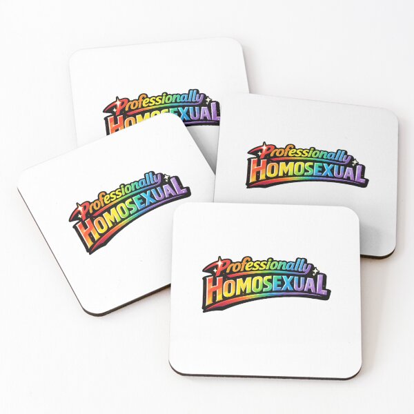 Item preview, Professionally Homosexual Bold Rainbow Pride Statement Queer Identity Expression designed and sold by Aryabek.