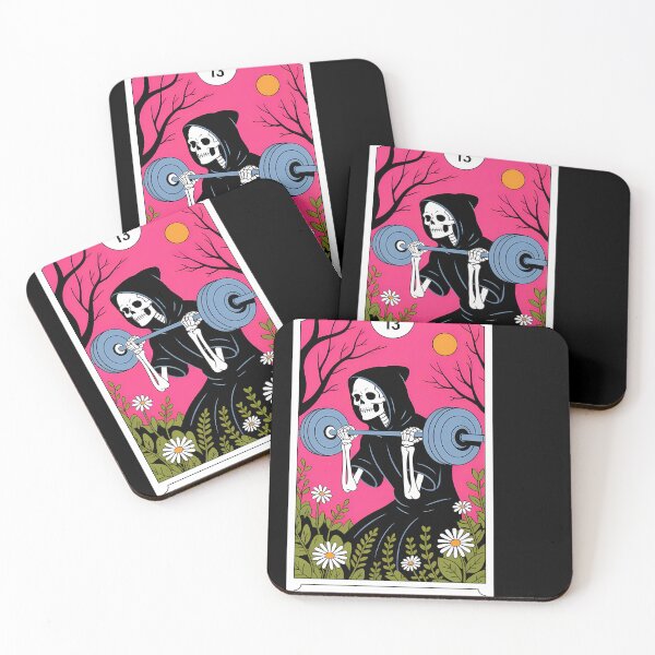 Item preview, Funny Tarot Card Gym Workout designed and sold by bloodhumph.