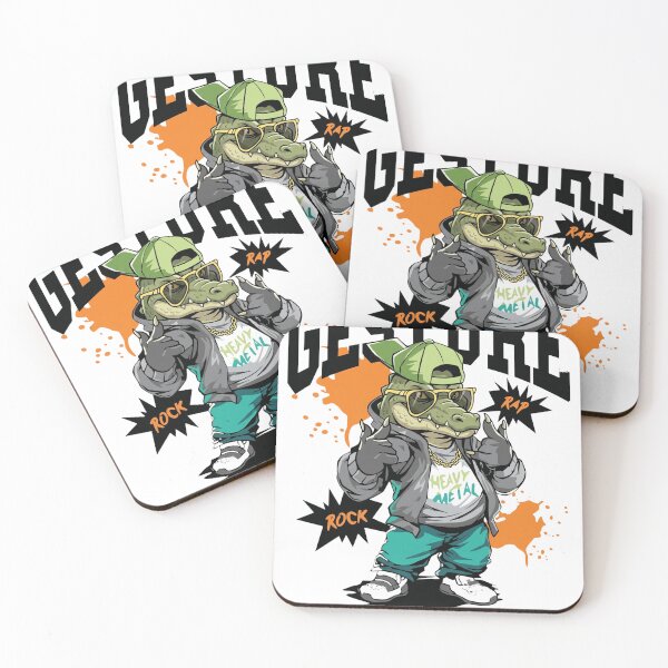 Item preview, Alligator Streetwear Design – Stay Cool Bite Hard Urban Graphic designed and sold by ColorFlick.