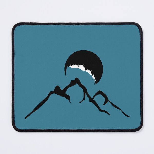 Item preview, mountains under the moon, line art designed and sold by geekmania48.