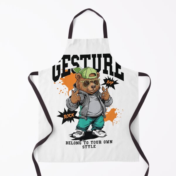 Item preview, Bear Streetwear Graphic – Built Wild Stay Strong Urban Design designed and sold by ColorFlick.