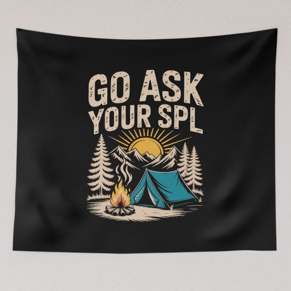 Item preview, Senderismo, acampada, amante de la naturaleza designed and sold by bloodhumph.
