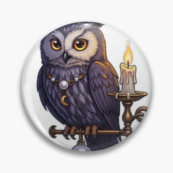 Item preview, Night Owl Familiar Candle designed and sold by IllumeInk.