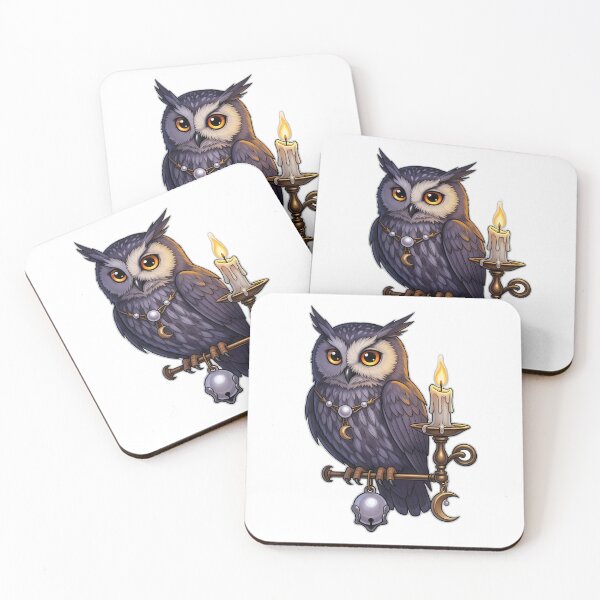 Item preview, Night Owl Familiar Candle designed and sold by IllumeInk.