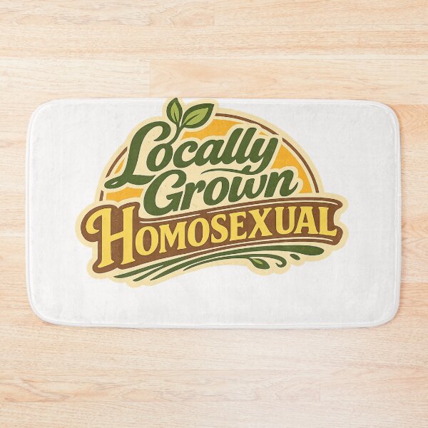 Item preview, Locally Grown Homosexual Organic Farm Style Queer Pride Identity Statement designed and sold by Places On Earth.