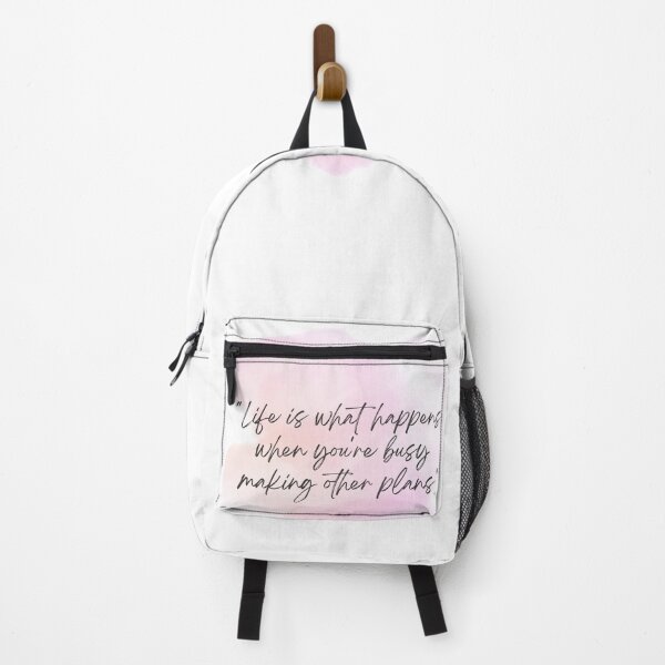 Item preview, Inspirational Quote Life Is What Happens Watercolor Aesthetic designed and sold by Shinebright89.