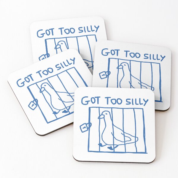 Item preview, Funny Goose Got Too Silly In Jail For Silly Goose Vibes designed and sold by MauriLifton.