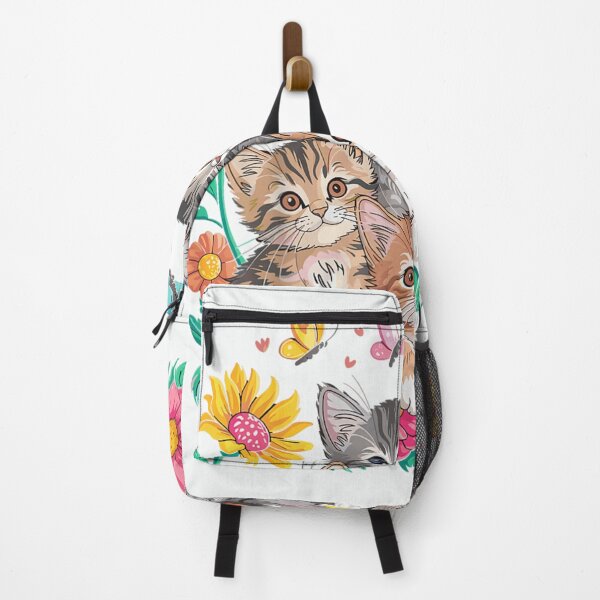 Item preview, Aesthetic Cottagecore Kittens In Spring Floral Garden For Cat Lovers designed and sold by MauriLifton.