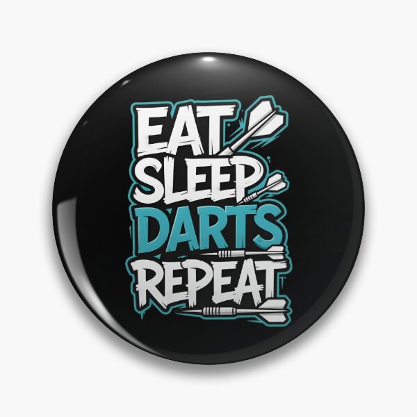 Item preview, Eat Sleep Darts Repeat | Dart Player Gift designed and sold by TshirtsOnline-.