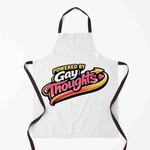 Item preview, Powered by Gay Thoughts Rainbow Accent Pride Identity Humor Statement designed and sold by Places On Earth.