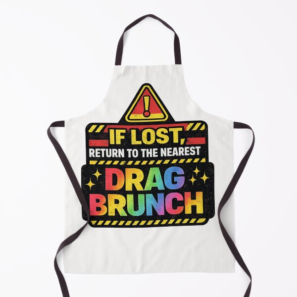 Item preview, If Lost Return to Drag Brunch Rainbow Pride Culture Humor Statement designed and sold by Places On Earth.