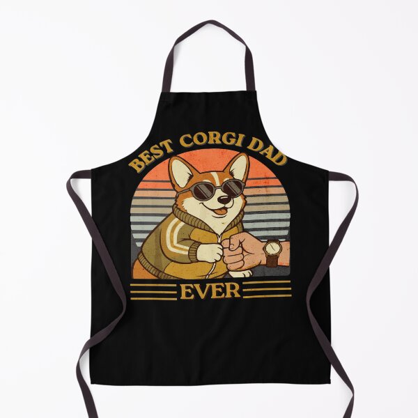 Item preview, Best Corgi Dad Ever Vintage Dog Fist Bump Design designed and sold by Gear Camel.