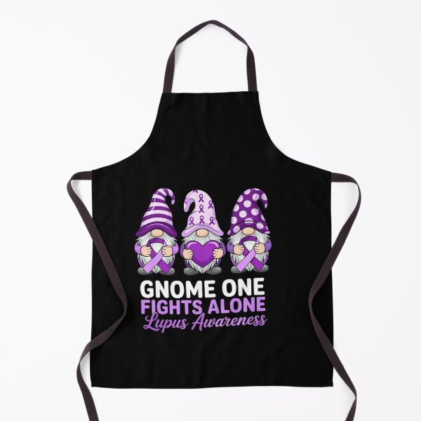 Item preview, Gnome One Fights Alone Lupus Awareness designed and sold by Thread&Fable.