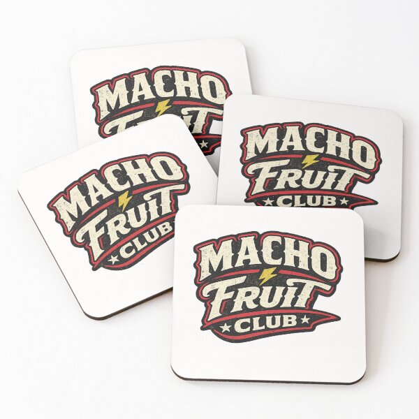 Item preview, Macho Fruit Club Lightning Badge Queer Masculinity Humor Pride Statement designed and sold by Places On Earth.