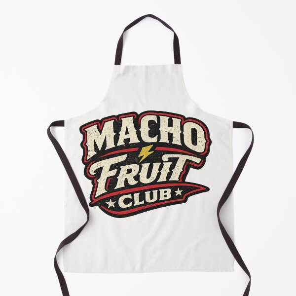 Item preview, Macho Fruit Club Lightning Badge Queer Masculinity Humor Pride Statement designed and sold by Places On Earth.