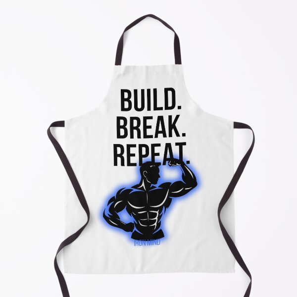Item preview, Neon Gym Motivation Design Bundle | Build Break Repeat | Fitness T-Shirt Graphic Pack designed and sold by ironstudio1.