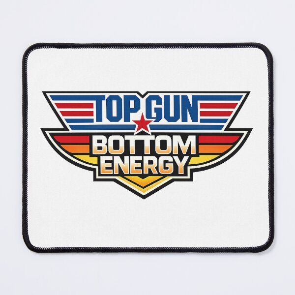 Item preview, Top Gun Bottom Energy Classic Badge Queer Culture Humor Identity designed and sold by Places On Earth.