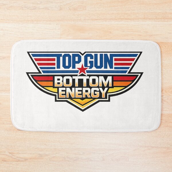 Item preview, Top Gun Bottom Energy Classic Badge Queer Culture Humor Identity designed and sold by Places On Earth.