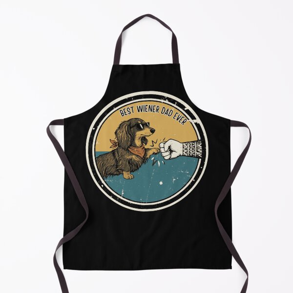 Item preview, Best Wiener Dad Ever Vintage Dog Fist Bump Design designed and sold by Gear Camel.