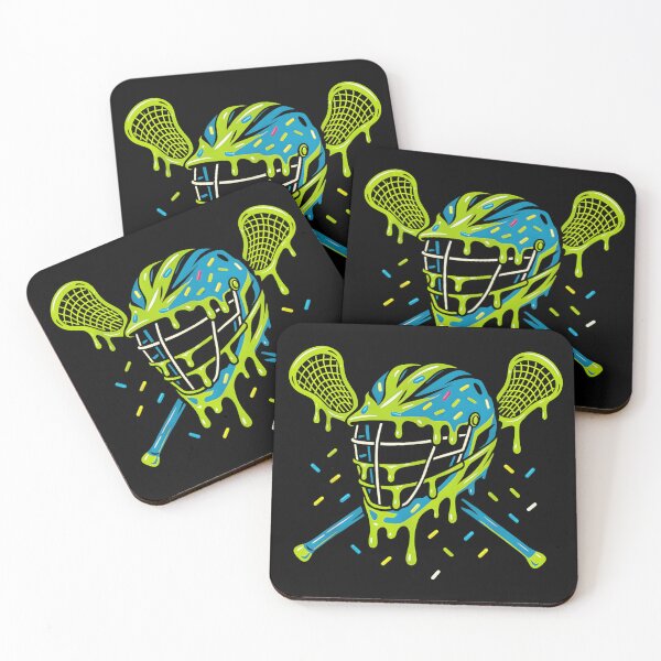Item preview, Trippy Melting Lacrosse Helmet Neon Sprinkles Sports Streetwear Aesthetic designed and sold by CenaPrincoto.