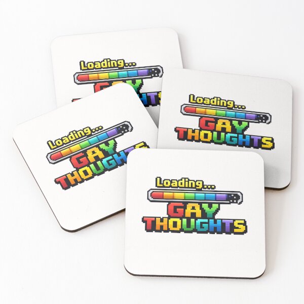 Item preview, Loading Gay Thoughts Rainbow Progress Pride Identity Humor Statement designed and sold by Places On Earth.