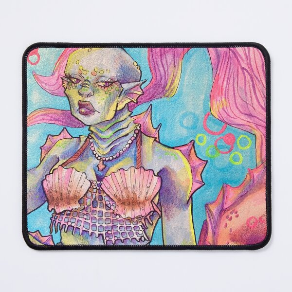 Item preview, Blue mermaid designed and sold by Elliesaurusart.